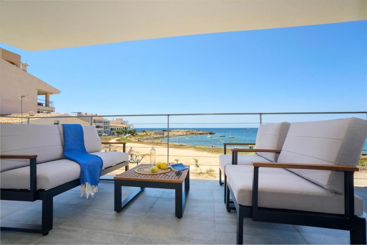 Blau Apartamento En Cala Galiota Con Vistas Al Mar Leilighet Colonia de Sant Jordi Eksteriør bilde