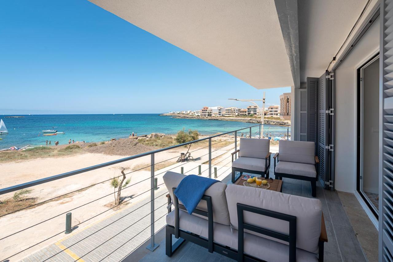 Blau Apartamento En Cala Galiota Con Vistas Al Mar Leilighet Colonia de Sant Jordi Eksteriør bilde