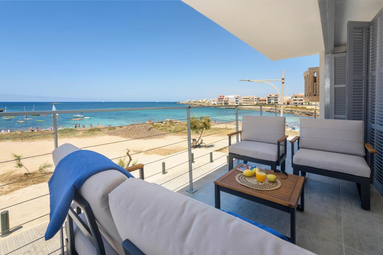 Blau Apartamento En Cala Galiota Con Vistas Al Mar Leilighet Colonia de Sant Jordi Eksteriør bilde